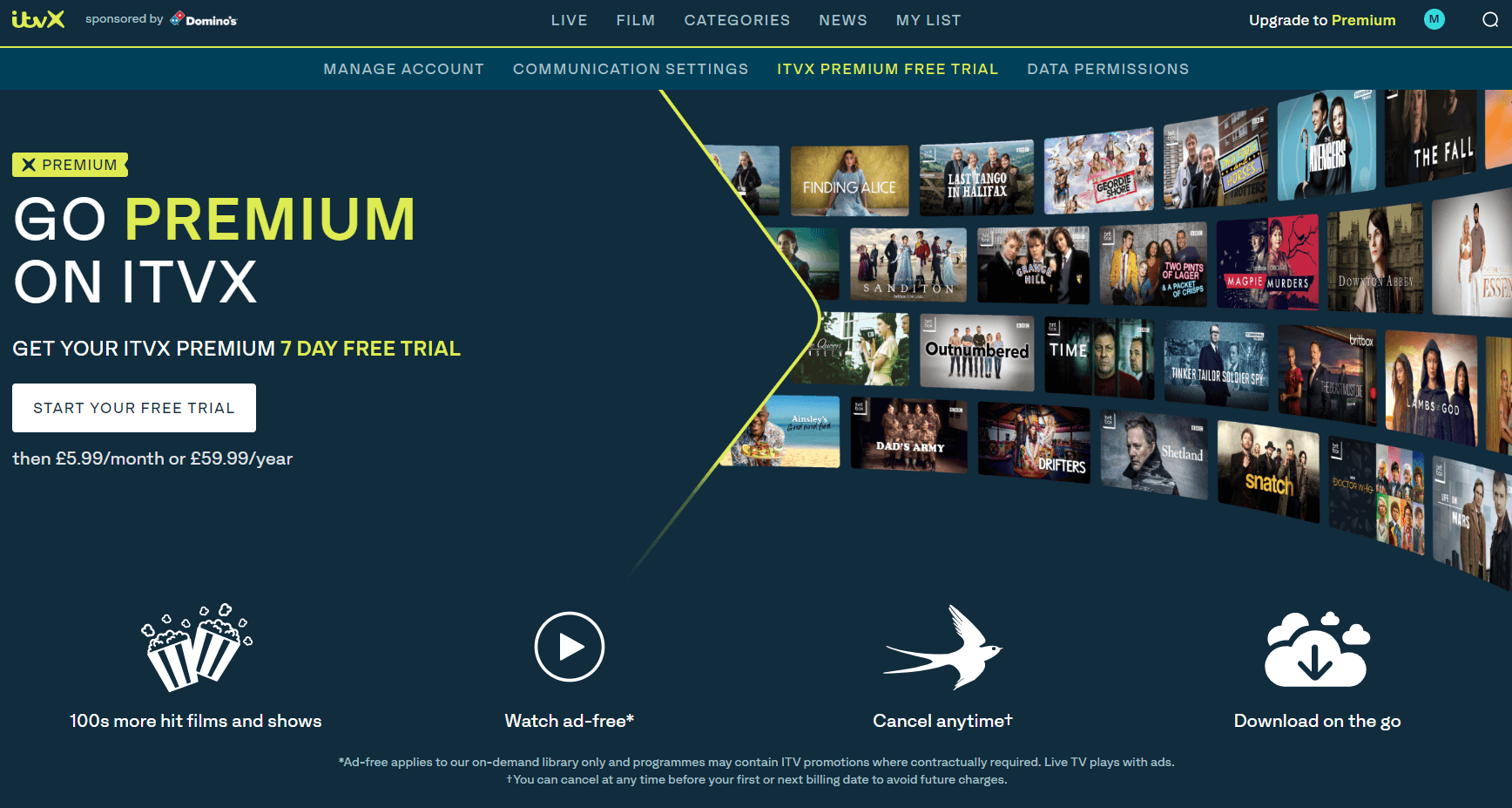 ITVX Premium Subscriptions Decline RXTV