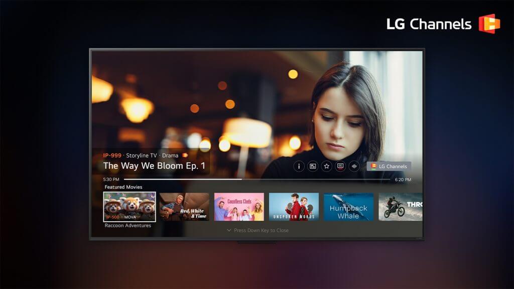 LG upgrades free channel service